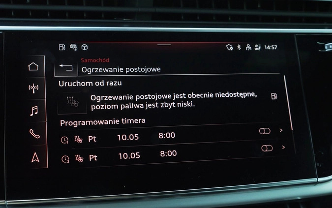 Audi Q7 cena 389800 przebieg: 39269, rok produkcji 2023 z Szczekociny małe 781